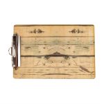 Porte-menu plaque effet bois clair Olympia - A4 – Image 5