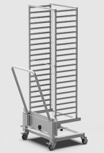 Echelle inox de cuisine 20 niveaux GN1/1 pour four ChefLux - Unox – Image 4