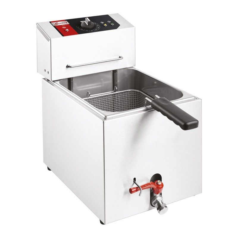 Friteuse professionnelle de Table Electrique – 1 Cuve – Alimentation 400V – Sofraca
