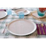 Assiette à Pizza en Porcelaine Blanche 330 mm Napoli - Lot de 6 - Saturnia – Image 2