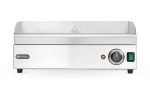 Plancha Moitié Rainurée Kitchen Line 220-240V/2400W 527x404x(H)233mm - Hendi