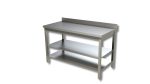 Table avec 2 etageres avec dosseret - Ristopro – Image 3