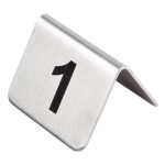 Numéros de Table en Inox - Numéro 11- 20 - Olympia – Image 3