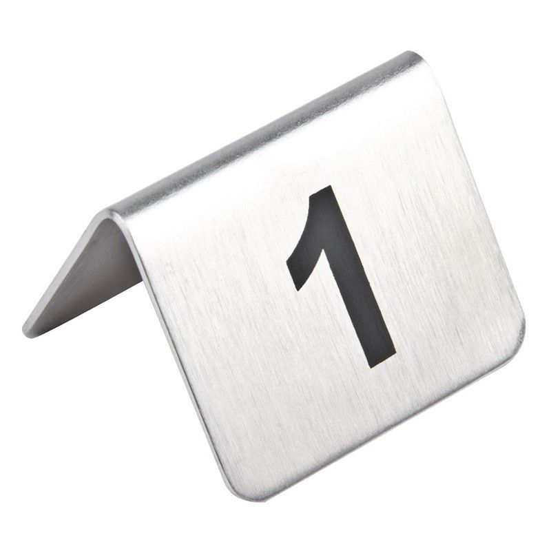 158402_4_5b66_5 Numéros de Table en Inox - Numéro 11- 20 - Olympia – Image 1