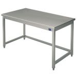 Table Inox de Travail sans Étagère et sans Dosseret Gamme 600 - Virtus – Image 2