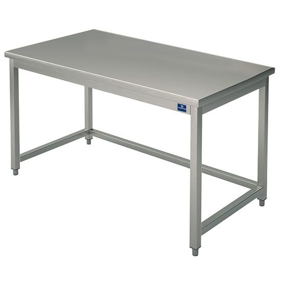 Table Inox de Travail sans Etagère et sans Dosseret Gamme 700 mm – Virtus