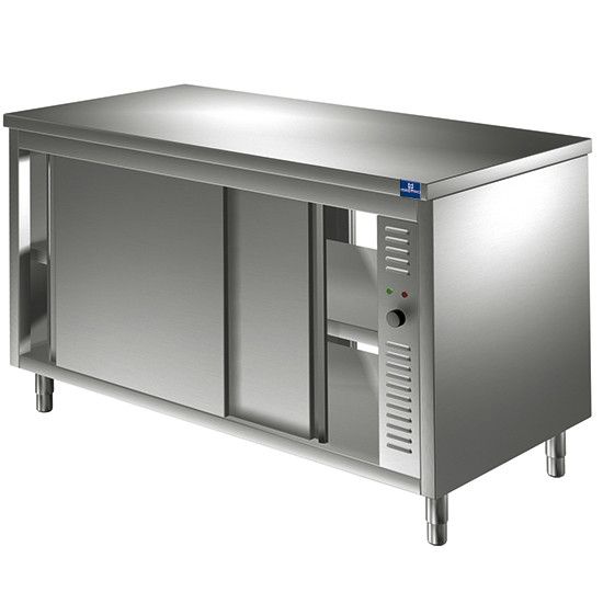Meuble Chauffant Traversant Inox – Portes Coulissantes – Gamme 700 – Virtus
