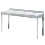 Table Inox de Travail avec Dosseret 1900 x 700 mm - Virtus
