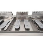 Ensemble de Cuisson Combiné FLEXI Série 600 - Meuble avec 2 Grilles, Réchaud et Frytop Chromé - Arilex – Image 3
