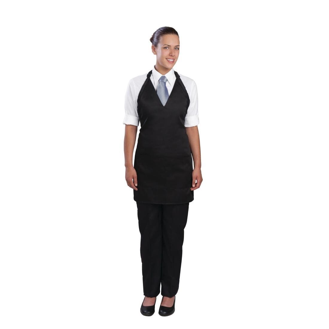 1b01024deae673f026e70bd1377cdb2d13701a5bed9cdb0d3317d37449abce99_5d94_5 Tablier Bavette Noir Chef Works Tuxedo - Chef Works – Image 1