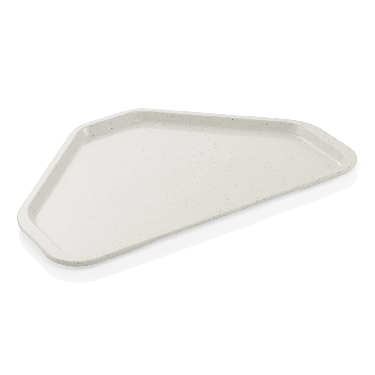 Plateau trapézoïdal en Polyester gris granit L 480 mm l 340 mm – Was Germany