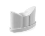 Ménagère porcelaine Poivre sel et cure-dents 125x54x(H)90 mm - Lot de 48 - Hendi