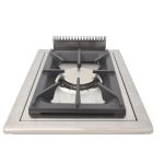 Ensemble de Cuisson Combiné FLEXI Série 600 - Meuble avec 2 Grilles, Réchaud et Frytop Chromé - Arilex – Image 4