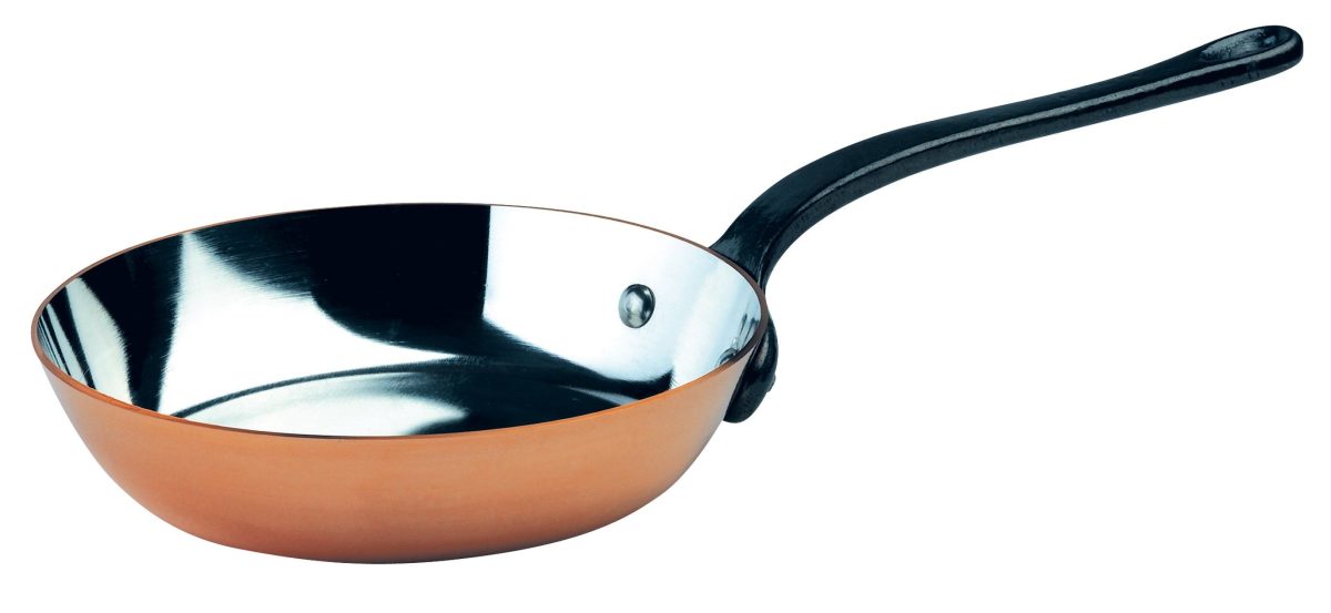 POELE A FRIRE – CUIVRE – RONDE – SAUF INDUCTION – BAUMALU