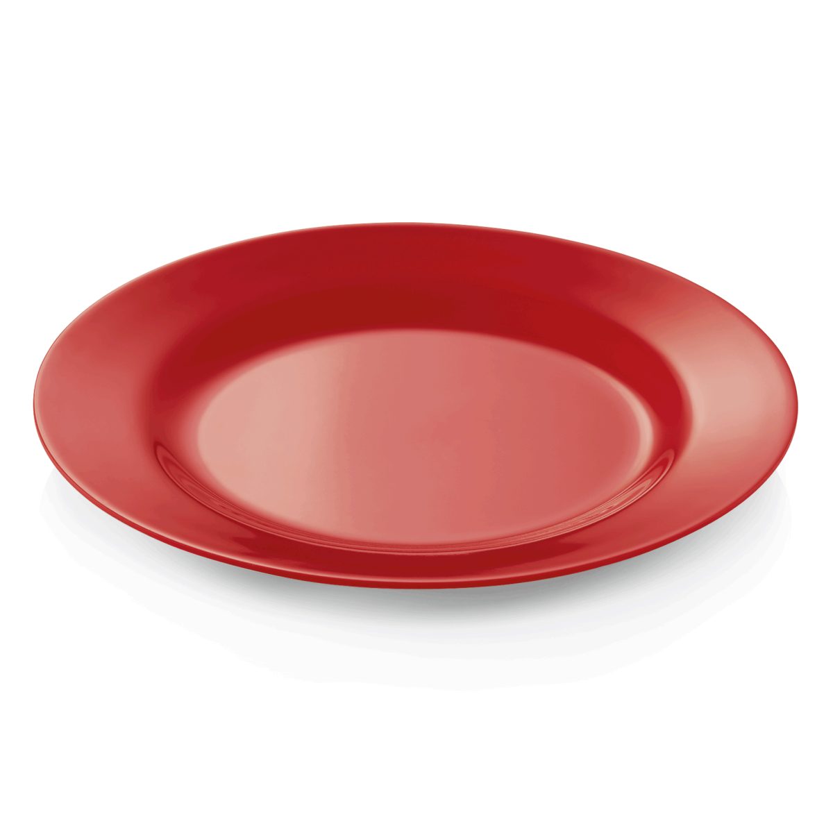 Lot de 12 Assiettes en Mélamine rouge Ø 230 mm – Was Germany