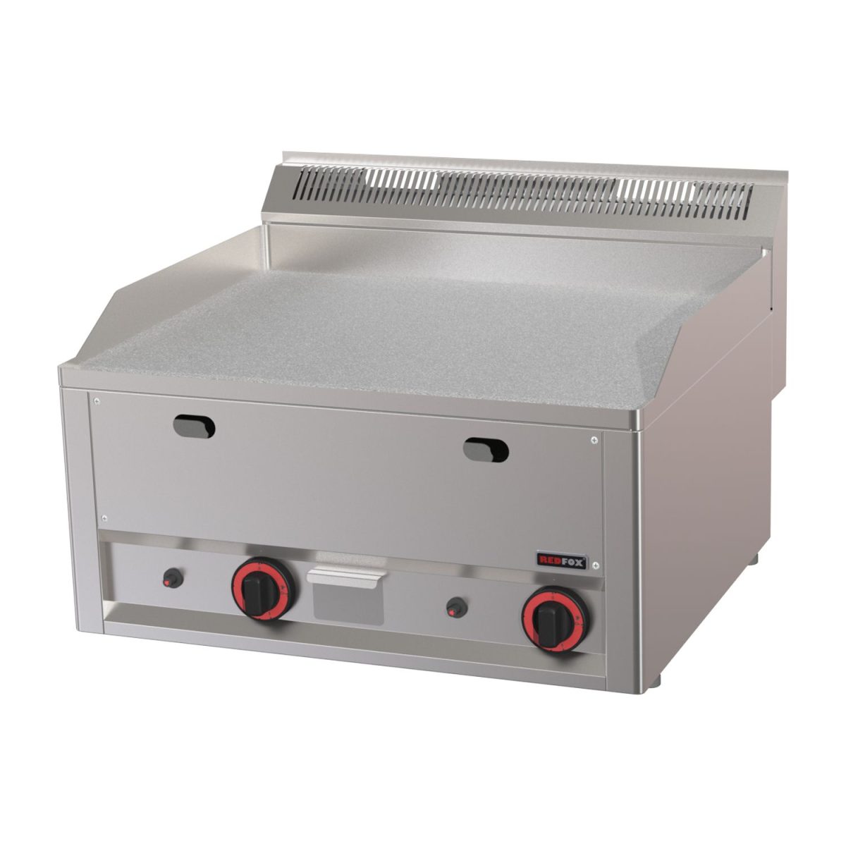 Plaque de cuisson 65×48 à gaz chrome durable lisse sans soubassement FTHC 60 GL – Redfox