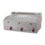 Plaque de cuisson 97x48 à gaz chrome durable combinée sans soubassement FTHRC 90 GL - Redfox