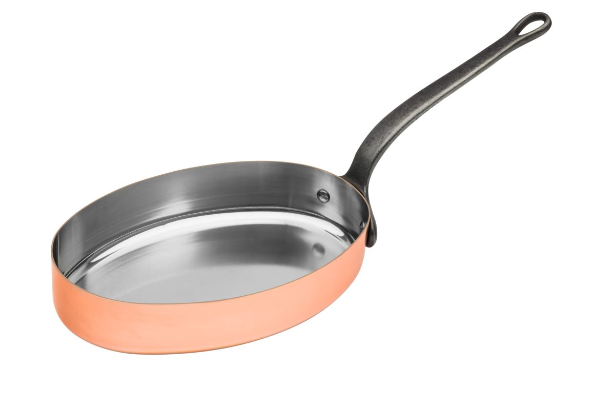 POELE OVALE – CUIVRE – Ø20CM – BAUMALU