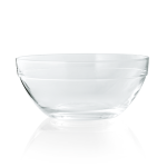Lot de 3 Bols en Verre trempé 1,1 L H 80 mm Ø 170 mm - Was Germany