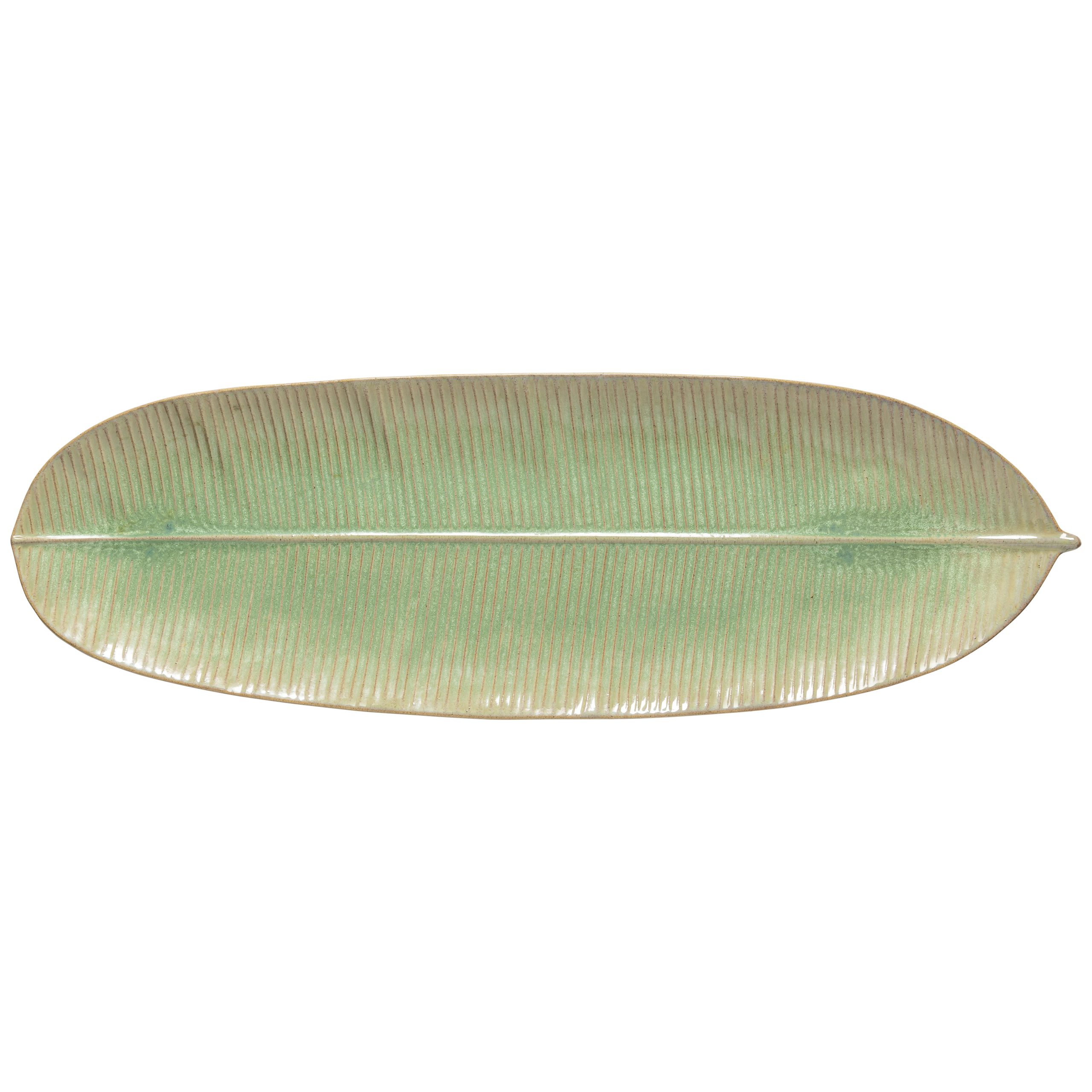 2ela531e_euc_5870_5 Assiette feuille de banane Marrakech 52,7 x 16 cm - Lot de 2 - Costa Nova – Image 1