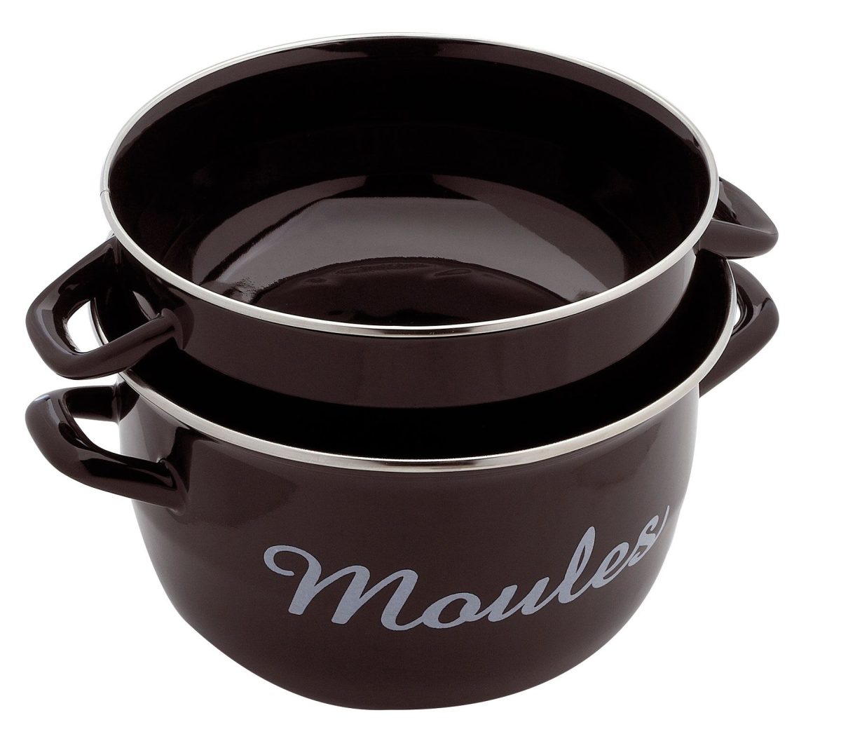 MARMITE A MOULES – NOIRE EMAIL – MARQUAGE « MOULES » – BAUMALU
