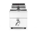 Friteuse Professionnelle à induction avec robinet de vidange 8L Gris 230V/3500W - Hendi