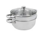COMBINÉ VAPEUR - 2 CORPS - ACIER INOX - Ø24CM - BAUMALU – Image 4