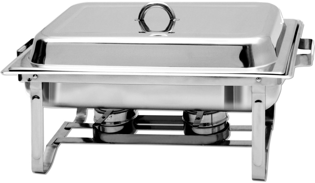 BAIN MARIE – « CHAFING DISH » – ACIER INOX – 60X36X32CM – BAUMALU