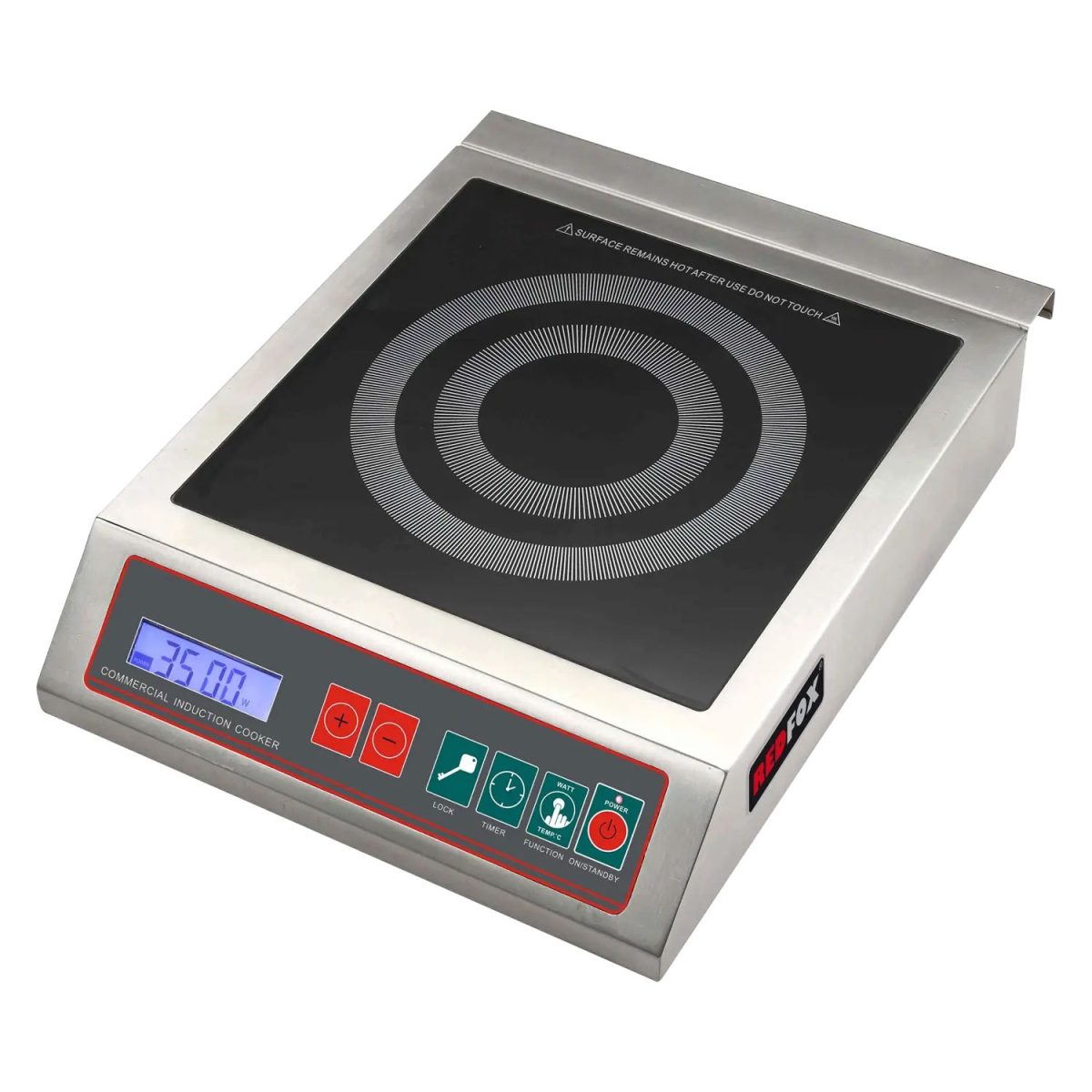 Fourneau électrique de table à induction 12 niveaux de performance digi. panneau de commande 230 V RIB 3536 ET – Redfox