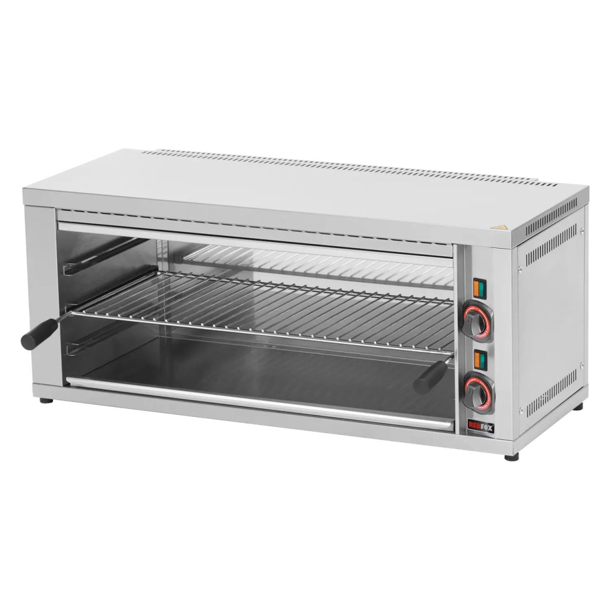 Salamandre manuel 2 éléments chauffants, grille fixe 400 V SE 70 S – Redfox
