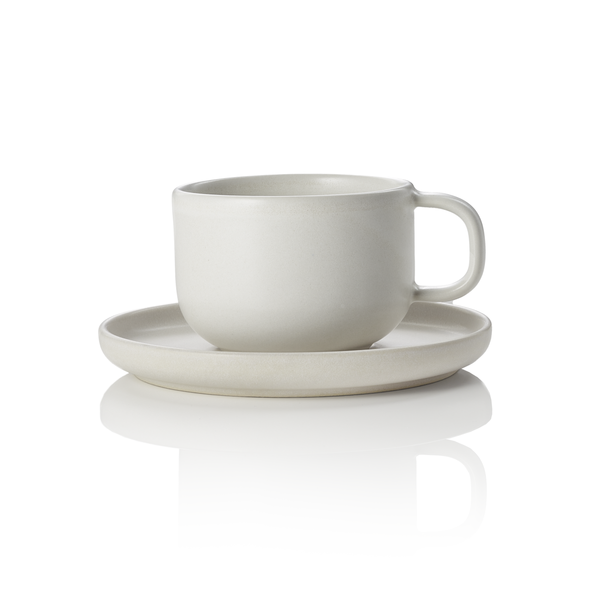 Lot de 6 tasses et soucoupes en Grès 0,275 L Rocher clair H 60 mm – Was Germany