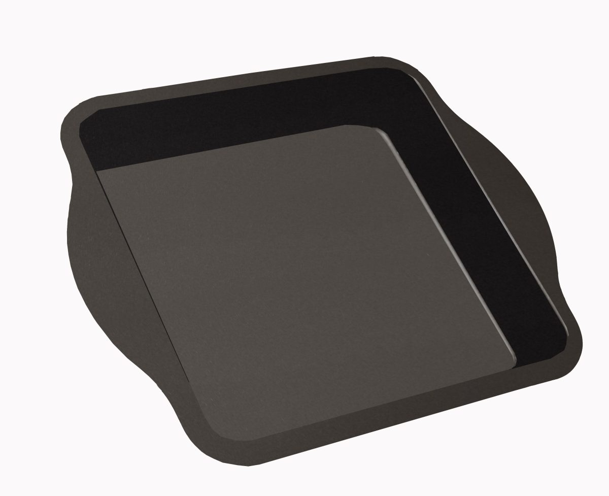 MOULE CARRE – 23X23X5 CM – ACIER REVETU – BAUMALU