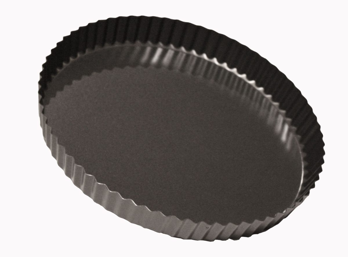 PLAT A TARTE NOIR – Ø28CM – ACIER REVETU – BAUMALU