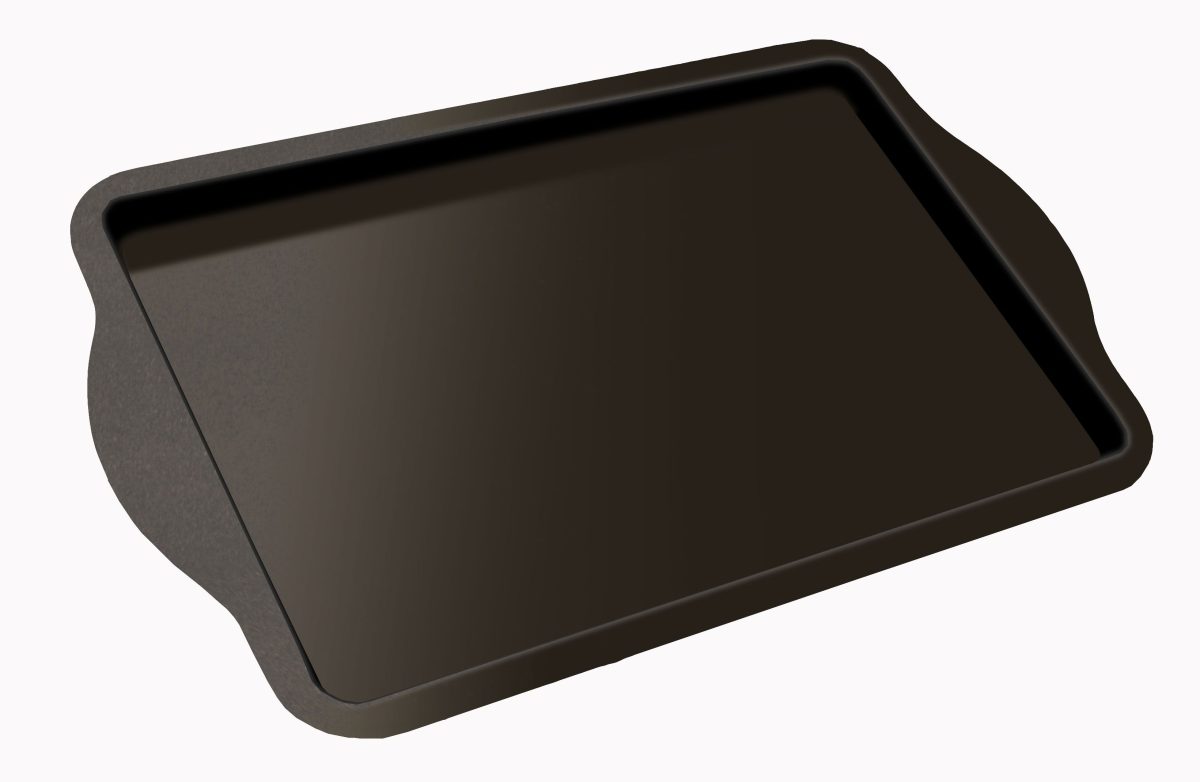 PLAQUE RECTANGULAIRE – 43X28,5X2,5CM – ACIER REVETU – BAUMALU