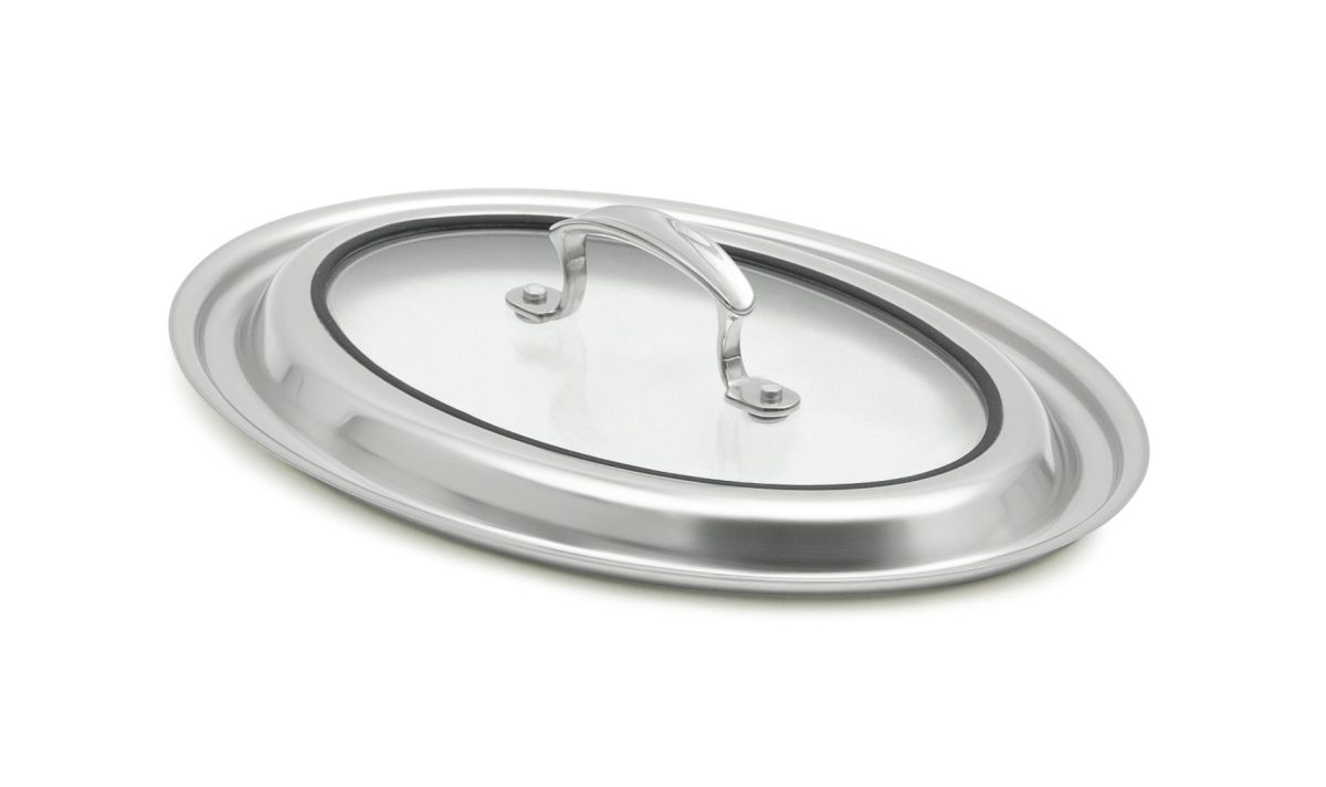 Couvercle en verre Miramar® pour poêle à gratin ovale de 49412 – Pujadas