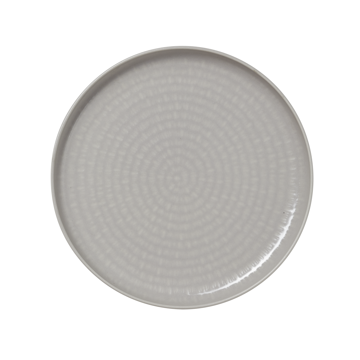 Lot de 6 assiettes en Porcelaine Graphite H 30 mm Ø 190 mm – Was Germany