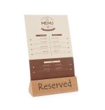 Chevalet de table réservé "reserved" 152x44x(H)44 mm - Hendi – Image 3