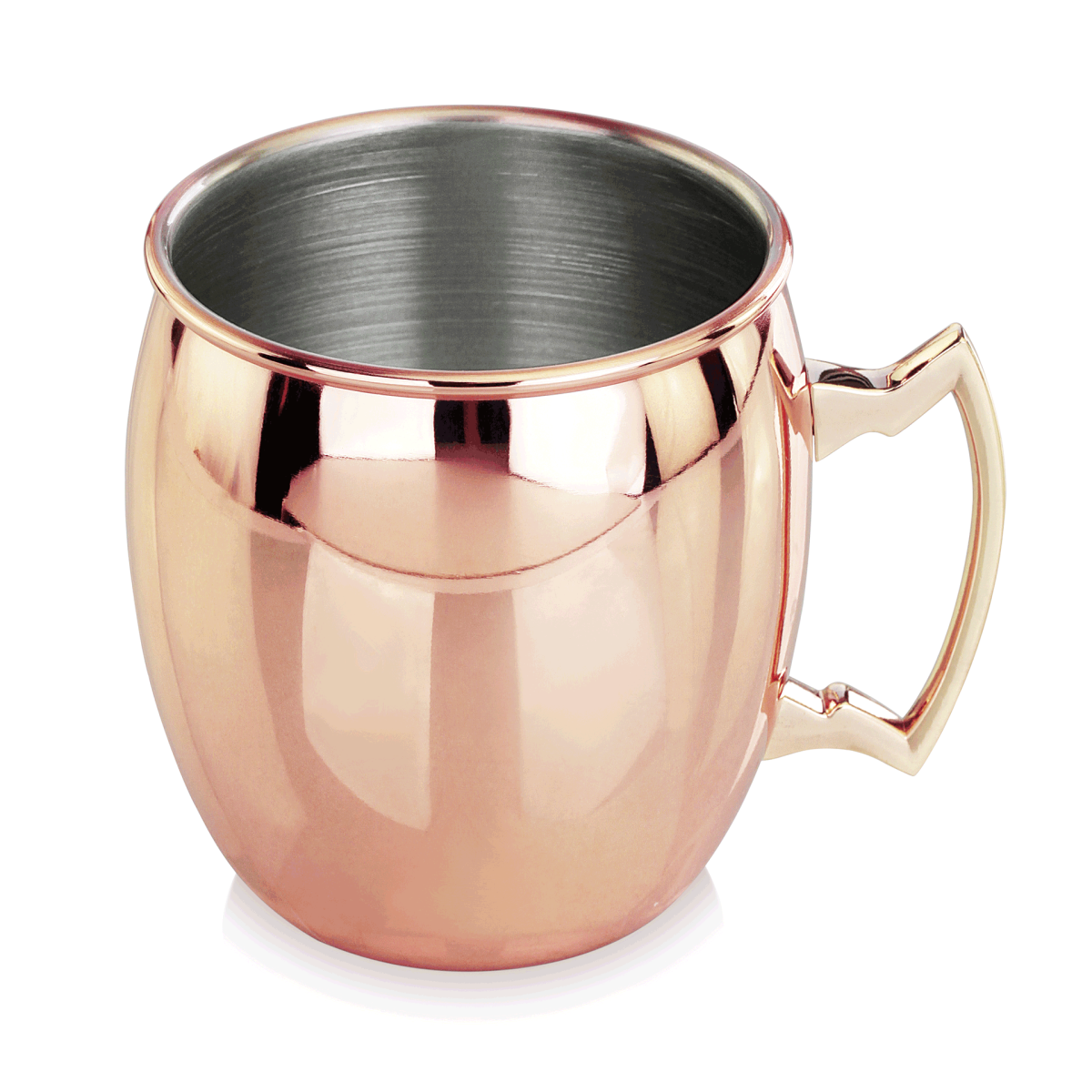 Verre à Moscow Mule Aspect Cuivre Lisse H 90 mm Ø 87 mm – Was Germany