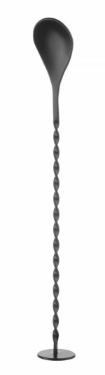 Cuillère à Cocktail avec Pilon Bar up Noir 280x35mm - Hendi – Image 2