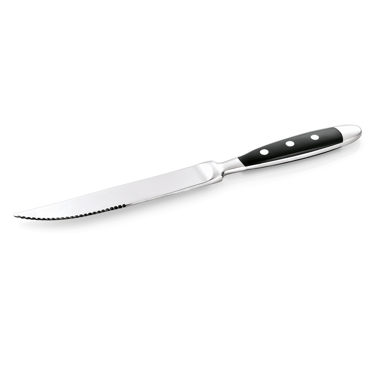 Lot de 12 Couteaux a steak Bistro en Acier Chrome L 215 mm – Was Germany
