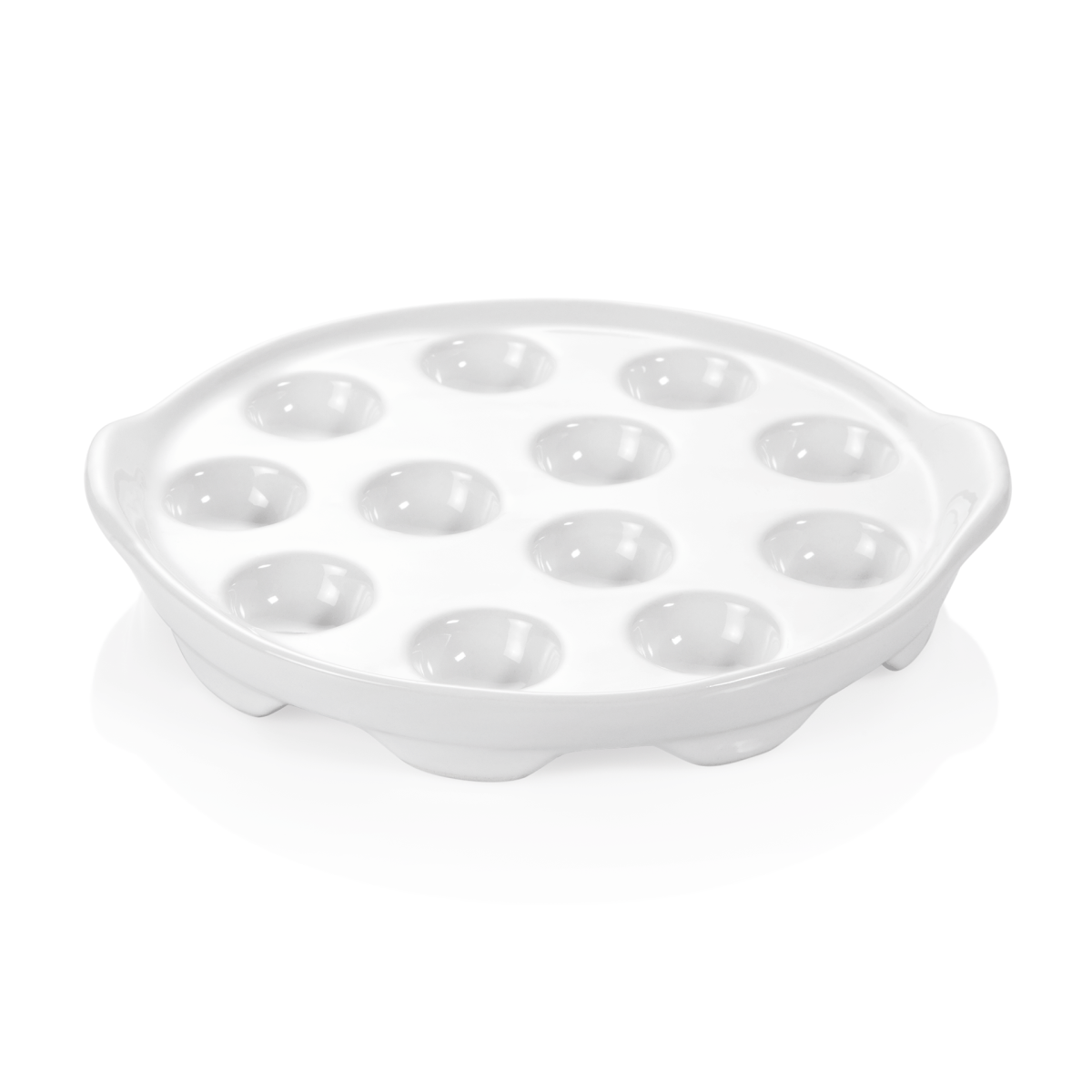 Lot de 6 Plats à escargots en Porcelaine Ø 200 mm – Was Germany