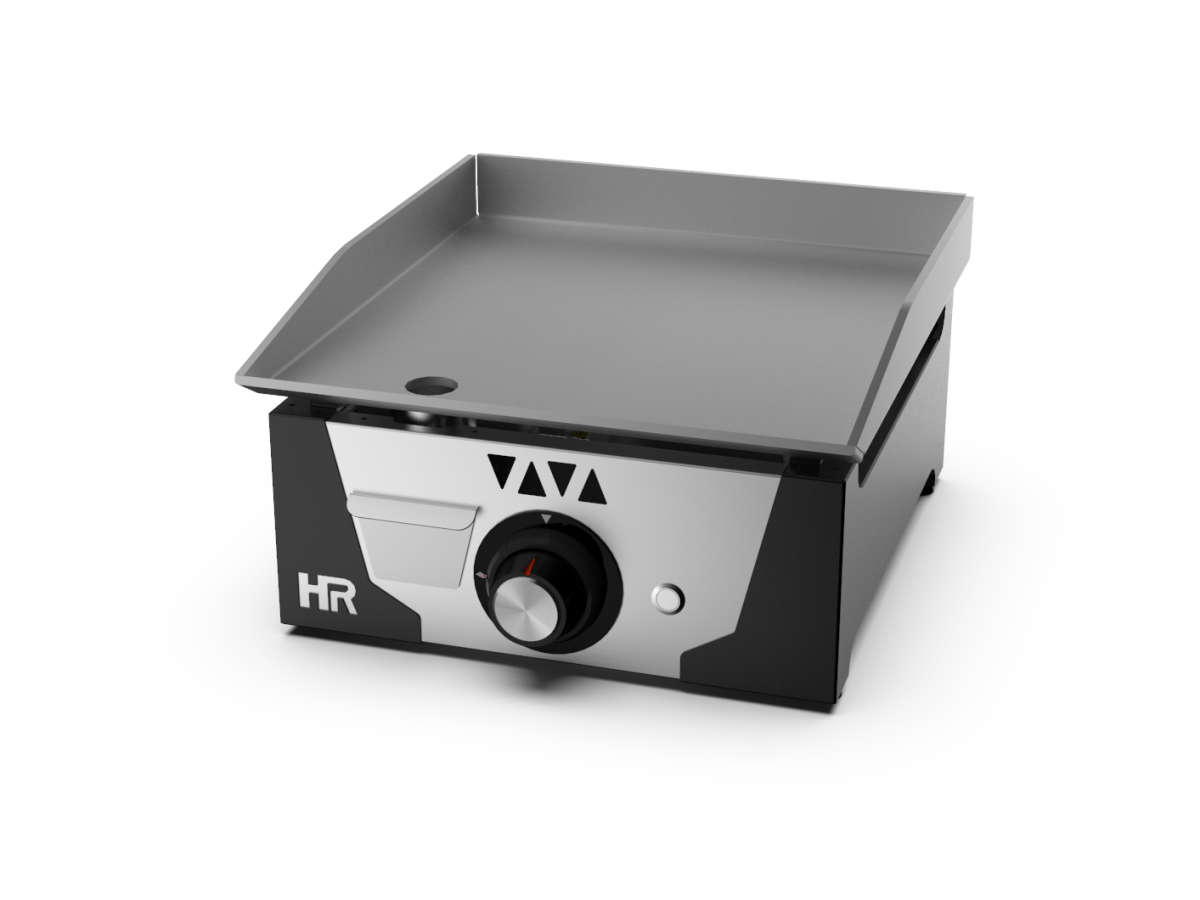 Plancha Gaz Acier Poli 6 mm 4800 W – HR Fainca