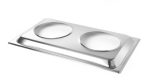 Plateau-support pour 2 bacs bains-marie Plateau-support GN 1/1 530x325x(H)30 mm - Hendi