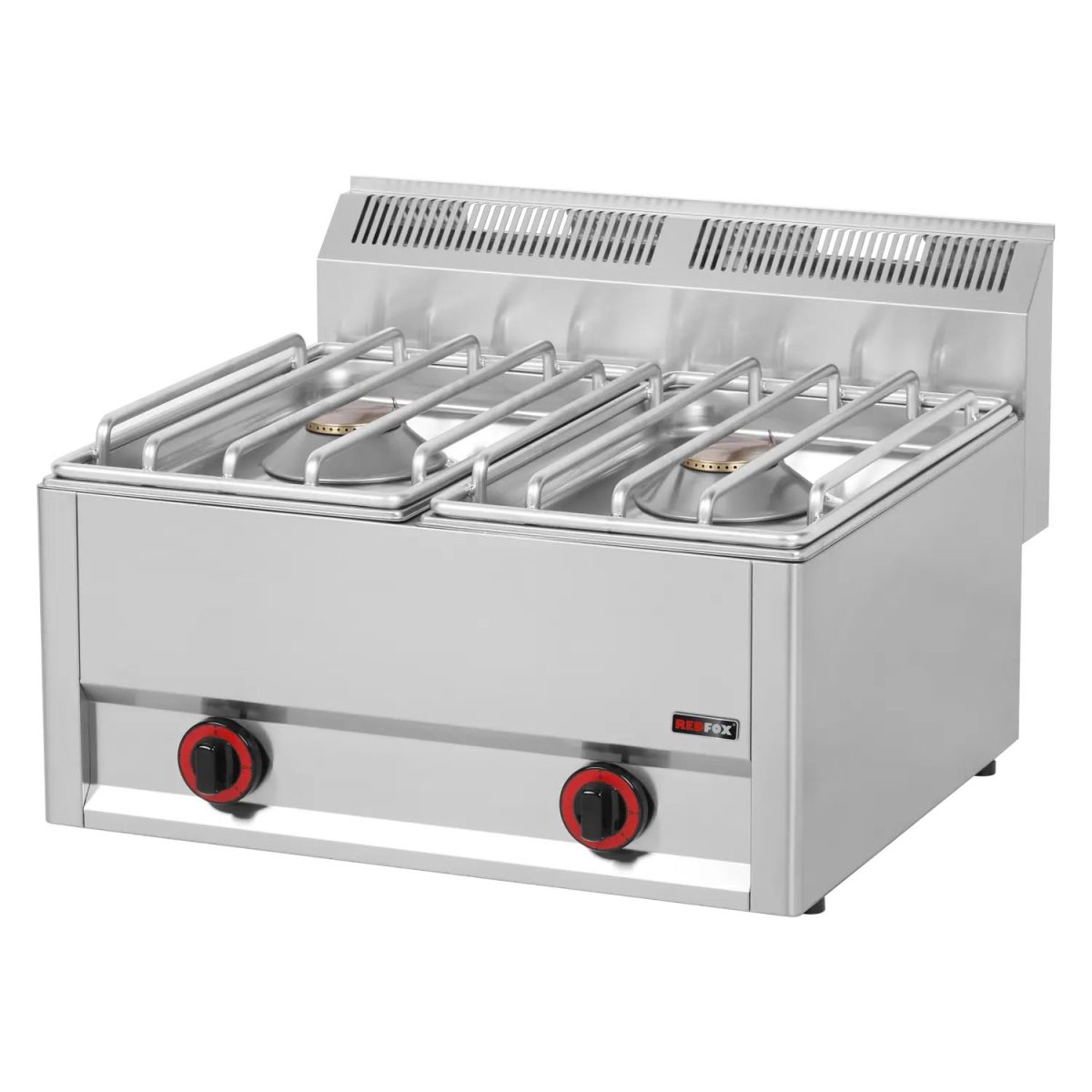 Fourneau à gaz 2x brûleur sans soubassement SP 62 GLS – Redfox