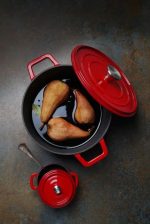 Cocotte en fonte émaillée 0,27L Rouge 130x100x(H)48 mm - Hendi – Image 3