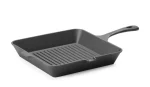 Poêle à griller en fonte, Noir, 250x250x(H)50mm, Carré - Hendi – Image 2