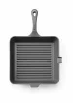 Poêle à griller en fonte, Noir, 250x250x(H)50mm, Carré - Hendi – Image 4