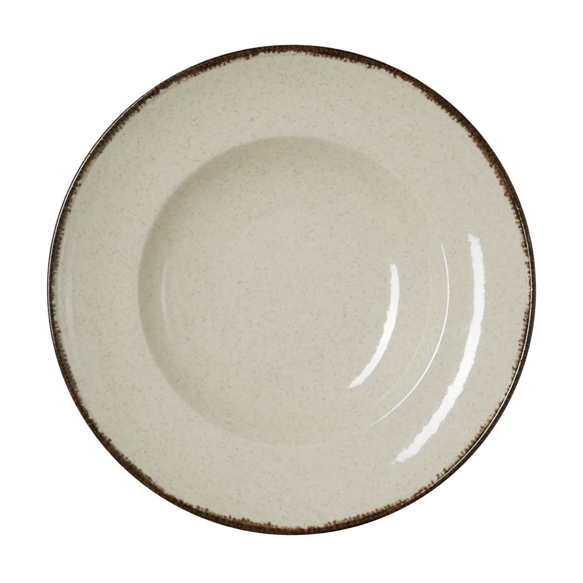 Lot de 6 assiettes en Porcelaine sable H 50 mm Ø 275 mm – Was Germany