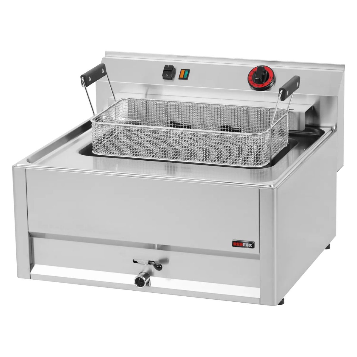 Friteuse électrique 0,56 kW/l, 16 l sans soubassement 400 V FE 66 ELT – Redfox