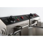 Friteuse Professionnelle Électrique - 2 x 6 L sans Robinet de Vidange - Combisteel – Image 5